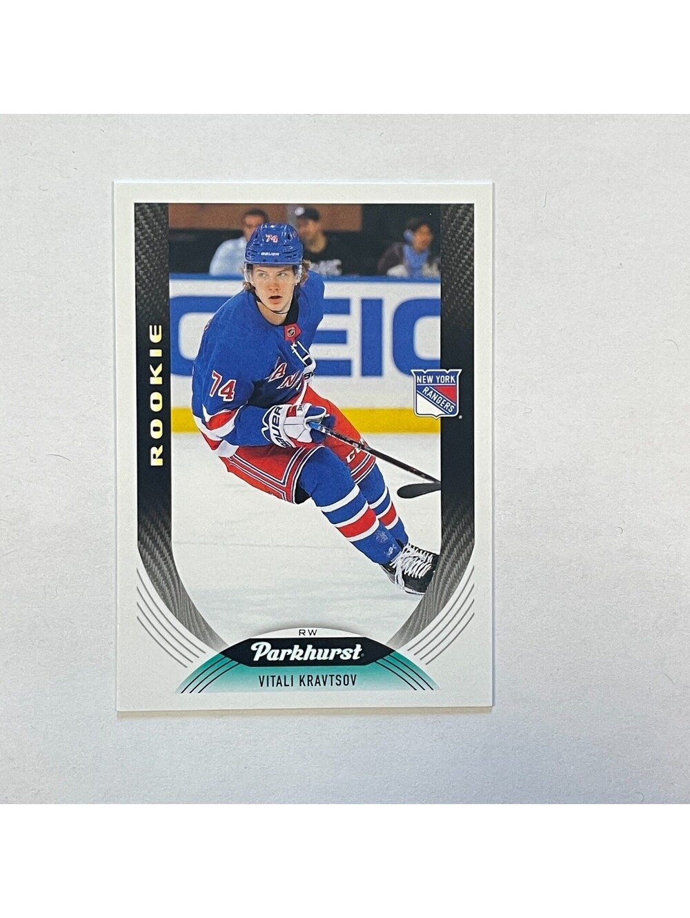 2020-21 Parkhurst Rookie #295 Vitali Kravtsov Rookie New York Rangers Card